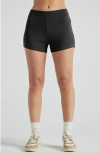 Losano Serene Rib Shorts In Black