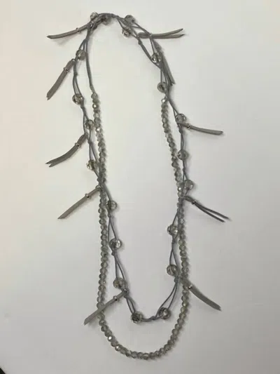 Lost And Found Trading Co. Women's Ethereal Layers Necklace In Silver