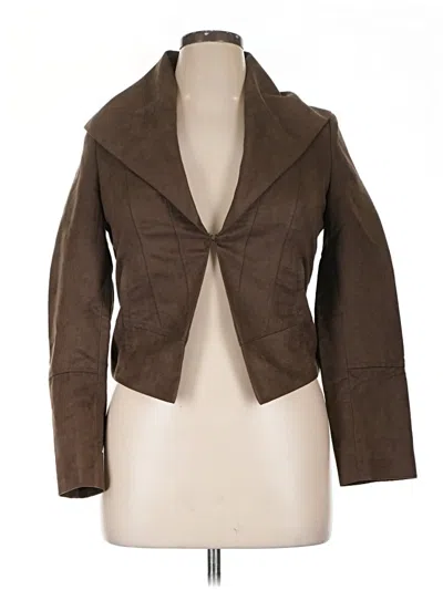 Pre-owned Lost April Cardigan Sweater In Brown