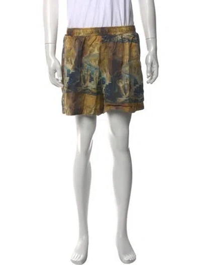 Pre-owned Lost Daze Printed Shorts In Multi