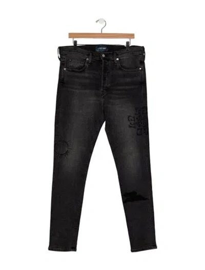 Pre-owned Lost Daze Slim Fit Jeans In Black