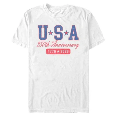 Lost Gods 1776 Usa 250th Anniversary Graphic T-shirt In White