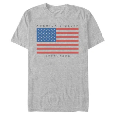 Lost Gods America 250th Anniversary Flag Graphic T-shirt In Gray