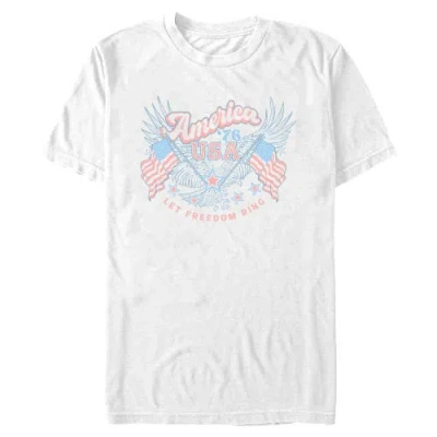 Lost Gods America 76 Let Freedom Ring Graphic T-shirt In White