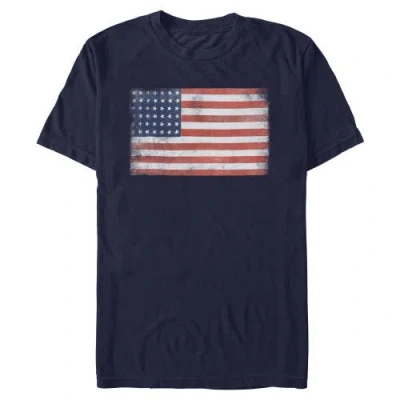 Lost Gods American Flag And Proud Graphic T-shirt In Blue