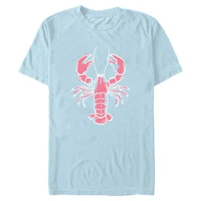 Lost Gods American Lobster Artwork Graphic T-shirt In Blue