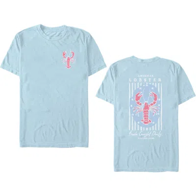 Lost Gods American Portland Lobster Graphic T-shirt In Blue