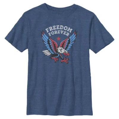 Lost Gods Kids' Boy's  America Freedom Forever Graphic T-shirt In Blue