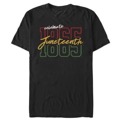 Lost Gods Celebrate Juneteenth 1865  Graphic T-shirt In Black