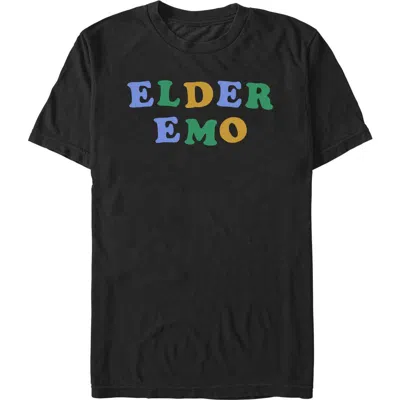 Lost Gods Colorful Elder Emo Graphic T-shirt In Black