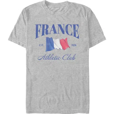 Lost Gods France Athletic Club Est 2026  Graphic T-shirt In Gray
