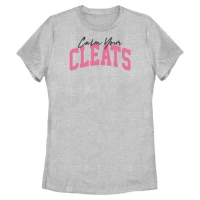 Lost Gods Funny Calm Your Cleats  Graphic T-shirt In Gold