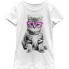 Lost Gods Girl's  Fluffy Kitten In White