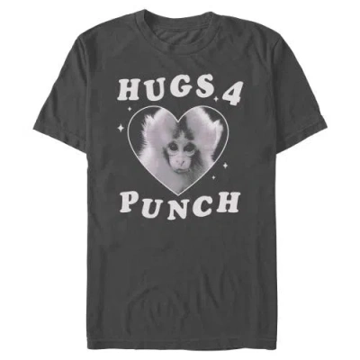 Lost Gods Hugs For Punch Heart Graphic T-shirt In Gray