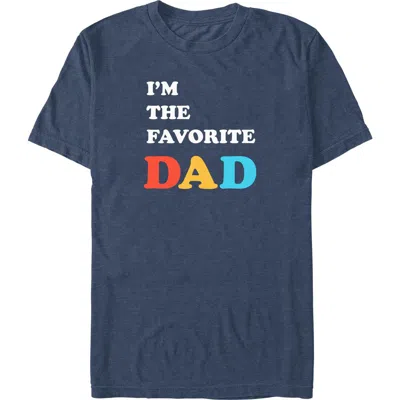 Lost Gods I'm The Favorite Dad  Graphic T-shirt In Blue