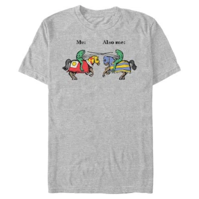 Lost Gods Jousting Frogs Graphic T-shirt In Sport Grey