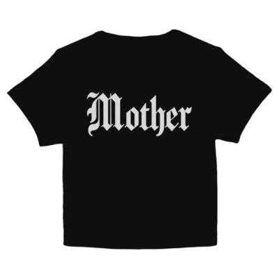 Lost Gods Junior's  Mother Bold Tattoo Graphic T-shirt In Black
