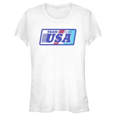 Lost Gods Juniors  Retro Stripes Usa Badge T Shirt In Multi