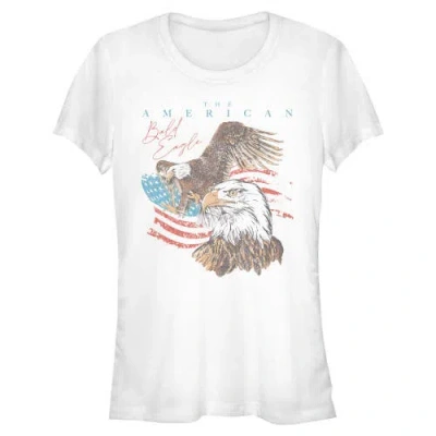 Lost Gods Juniors  The American Bald Eagle T Shirt In Gray