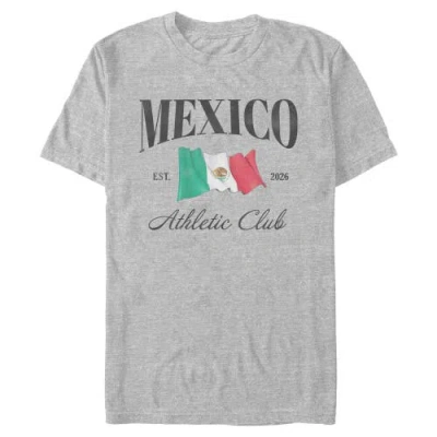 Lost Gods Mexico Athletic Club Est 2026  Graphic T-shirt In Gray
