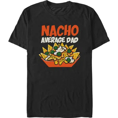 Lost Gods Nacho Average Dad  Graphic T-shirt In Black