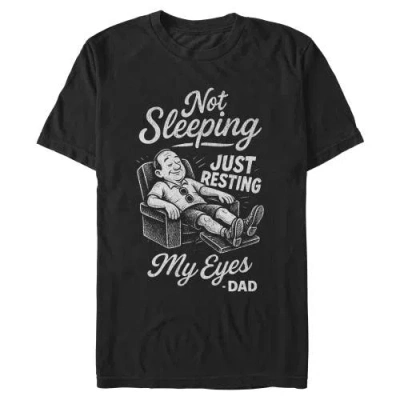 Lost Gods Not Sleeping Just Resting My Eyes  Graphic T-shirt In Black