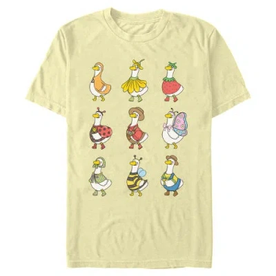 Lost Gods Spring Porch Geese Graphic T-shirt In Banana
