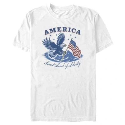 Lost Gods Sweet Land America Graphic T-shirt In White