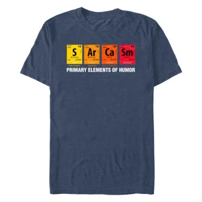 Lost Gods The Elements Of Humor  Graphic T-shirt In Blue