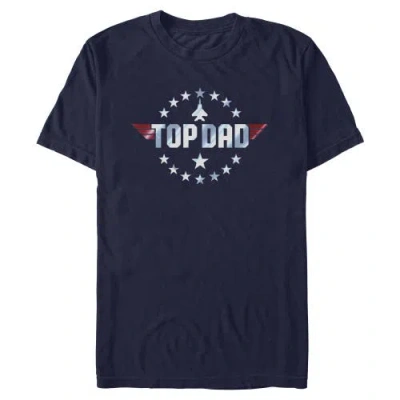 Lost Gods Top Dad Logo  Graphic T-shirt In Blue