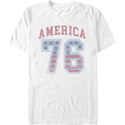 Lost Gods Varsity America 76 Graphic T-shirt In White
