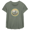 Lost Gods Vintage Frame Desert  Graphic T-shirt In Green