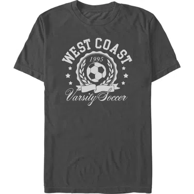 Lost Gods West Coast Varsity Soccer Graphic T-shirt In Black