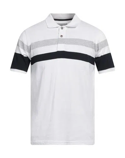 Lost In Albion Man Polo Shirt White Size L Cotton