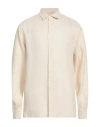 Lost In Albion Man Shirt Beige Size 3xl Linen
