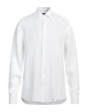 Lost In Albion Man Shirt White Size Xxl Linen
