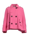 Lost In Me Lost [in] Me Woman Denim Outerwear Fuchsia Size 8 Cotton In Pink