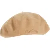 Lost Pattern Bon Chic Wool Blend Beret In Brown