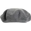 Lost Pattern Bon Chic Wool Blend Beret In Gray