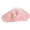 Lost Pattern Bon Chic Wool Blend Beret In Pink