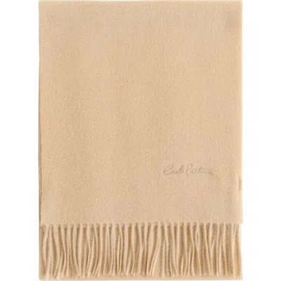 Lost Pattern Lost In Warmth Cashmere Scarf In Gold