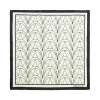 Lost Pattern Nyc "chrysler" Silk Bandana Scarf In Neutral