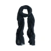 Lost Pattern Nyc "featherlight" Oversized Cashmere Scarf In Black