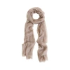 Lost Pattern Nyc "featherlight" Oversized Cashmere Scarf In Brown