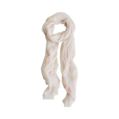 Lost Pattern Nyc "featherlight" Oversized Cashmere Scarf In Neutral