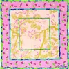 Lost Pattern Nyc Floral Tapestry Large Silk Scarf In Multi