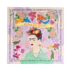 Lost Pattern Nyc Frida X Lost Pattern "los Amores De Frida" Large Silk Scarf In Multi