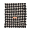 Lost Pattern Nyc "houndstooth" Cashmere Scarf In Multi