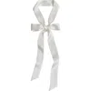 Lost Pattern Nyc "la Collectionneuse" Silk Ribbon Scarf In Gray