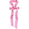 Lost Pattern Nyc "la Collectionneuse" Silk Ribbon Scarf In Pink